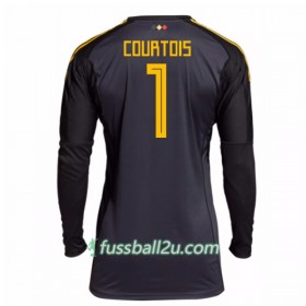 Günstige Fußballtrikots Belgien Courtois 1 Torwart Heimtrikot WM 2018